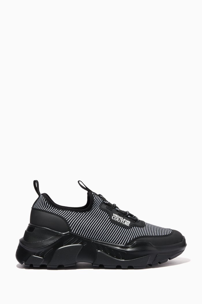 

Logo Knit Sneakers, White
