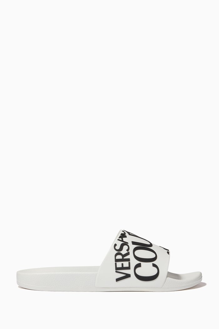 

Logo Rubber Slides, White