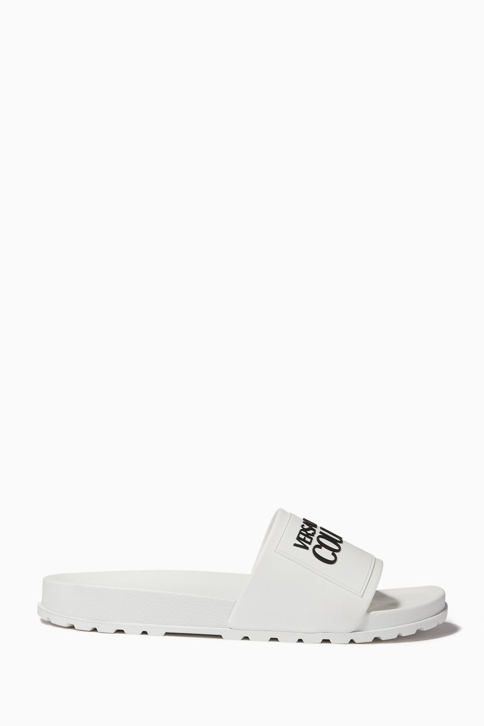 

Logo Rubber Slides, White