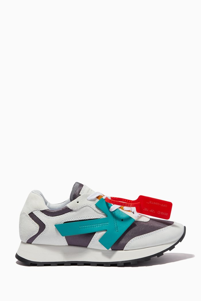 HG Runner Sneakers in Suede, White