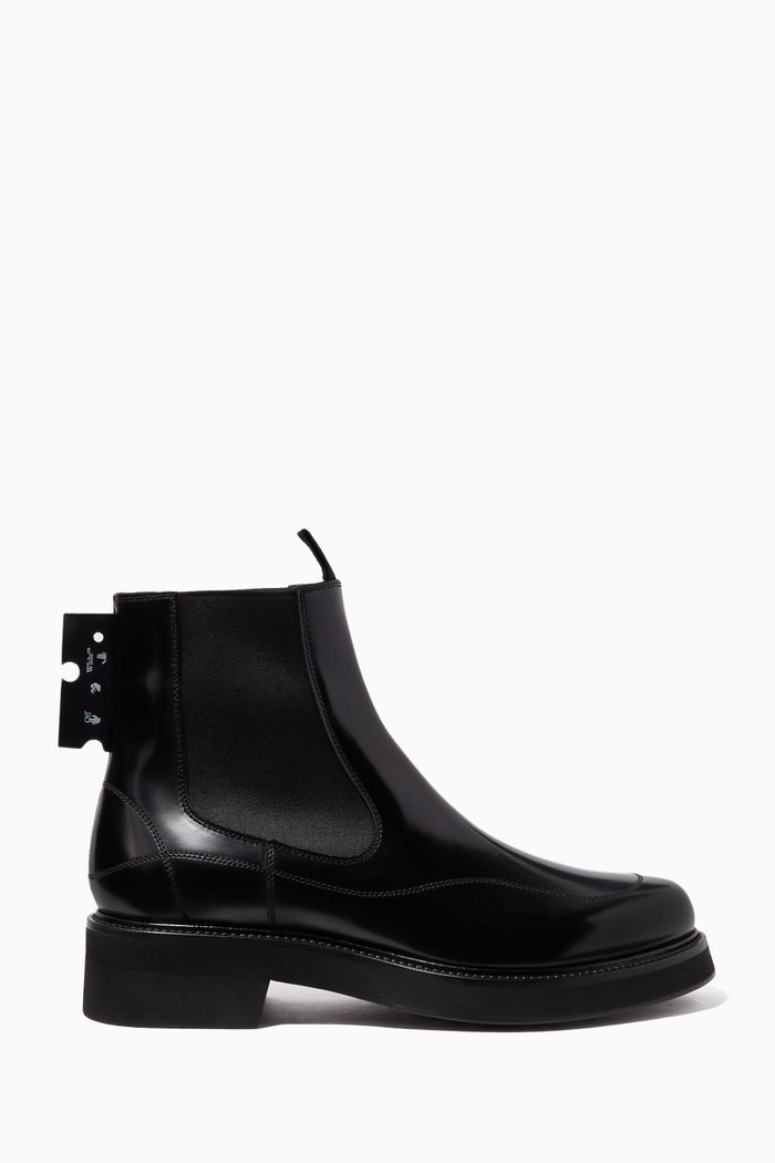 

Chelsea Boots in Leather, Black