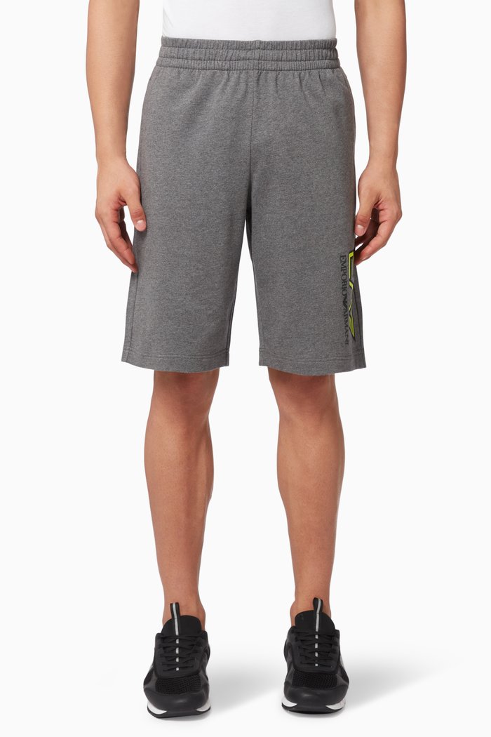 

EA7 Jersey Bermuda Shorts, Grey