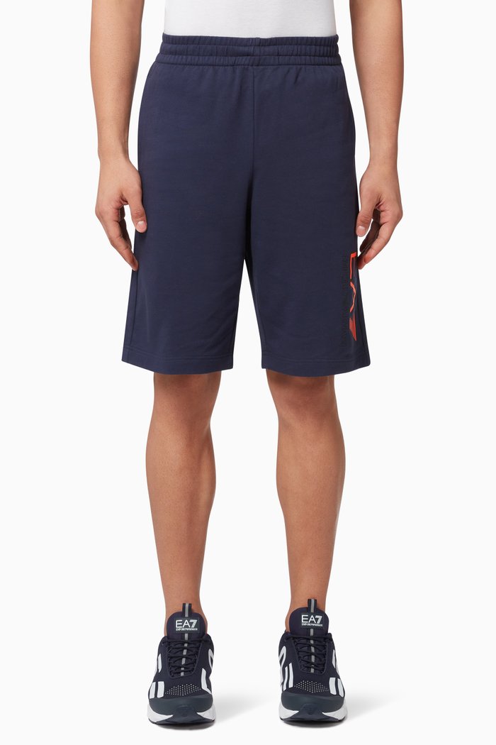 

EA7 Jersey Bermuda Shorts, Blue