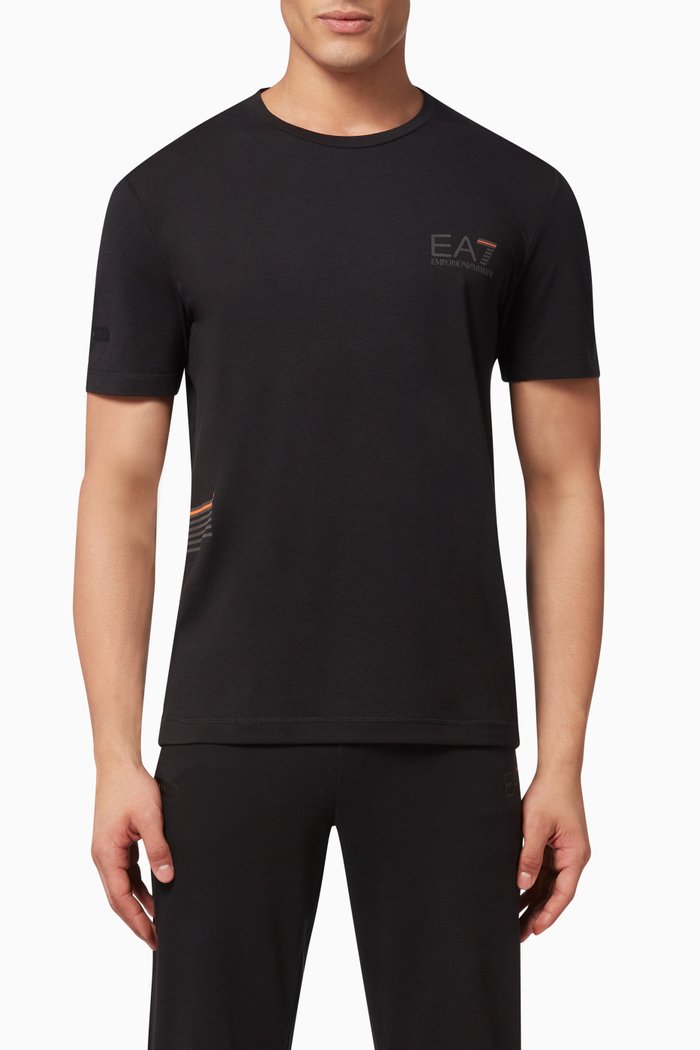 

EA7 Active Jersey T-Shirt, Black