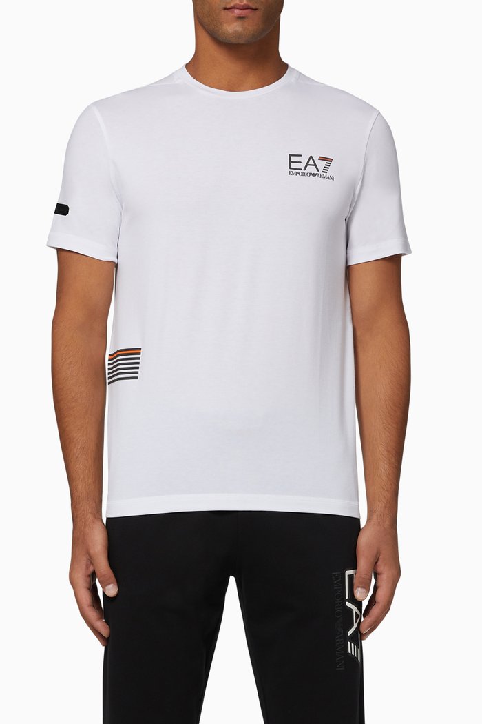 

EA7 Active Jersey T-Shirt, White