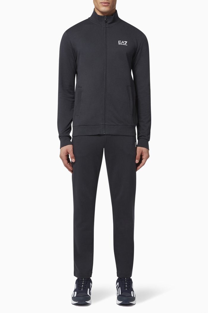 

EA7 Cotton Tracksuit, Blue