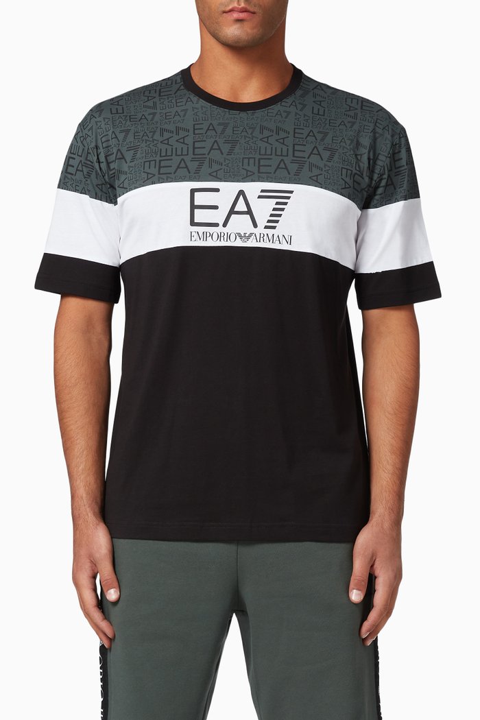 

EA7 Train Series Jersey T-Shirt, Black