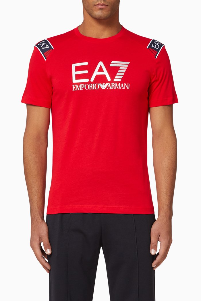 EA7 Tennis Club T-Shirt, Red