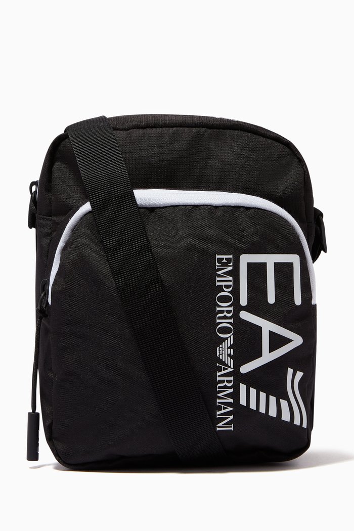 

EA7 Train-Core Small Crossbody Bag in Nylon, Black