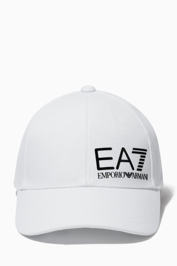 

EA7 Train Core Baseball Cap, White