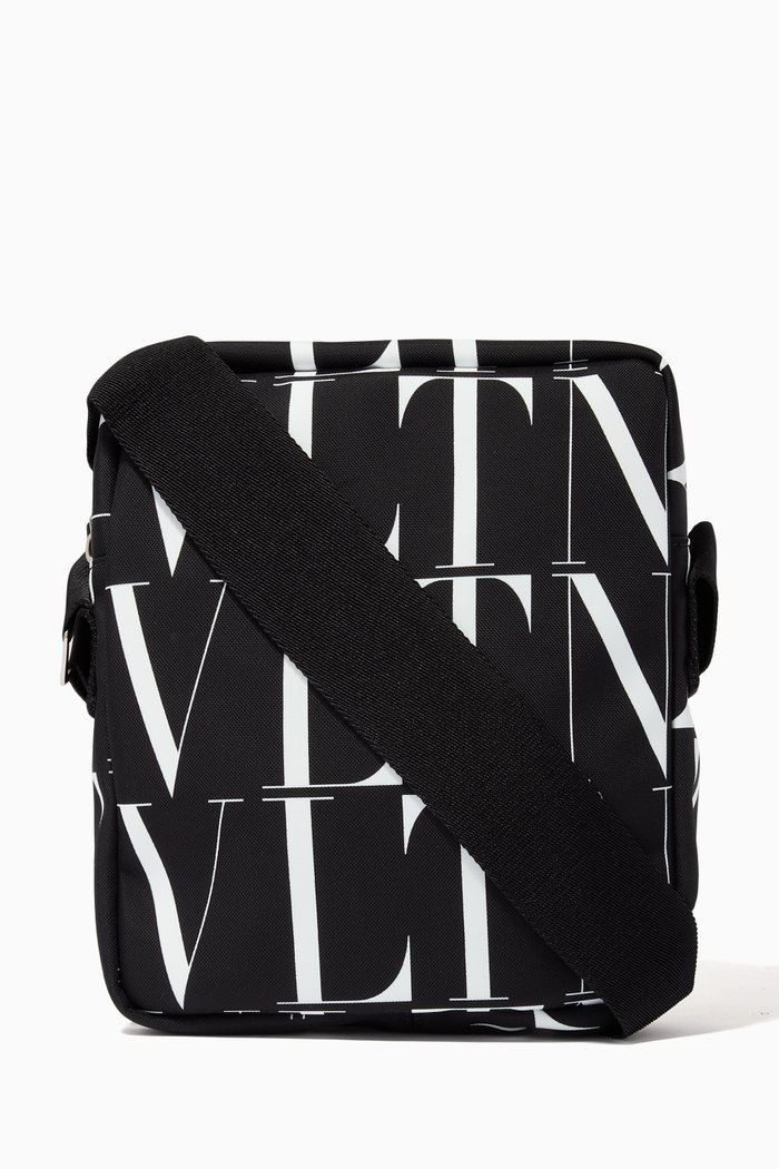 

Valentino Garavani VLTN TIMES Crossbody Bag in Nylon, Black