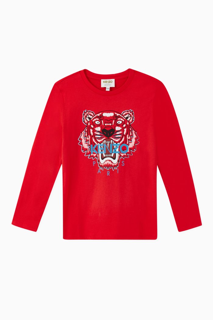 

Tiger Organic Cotton T-Shirt, Red