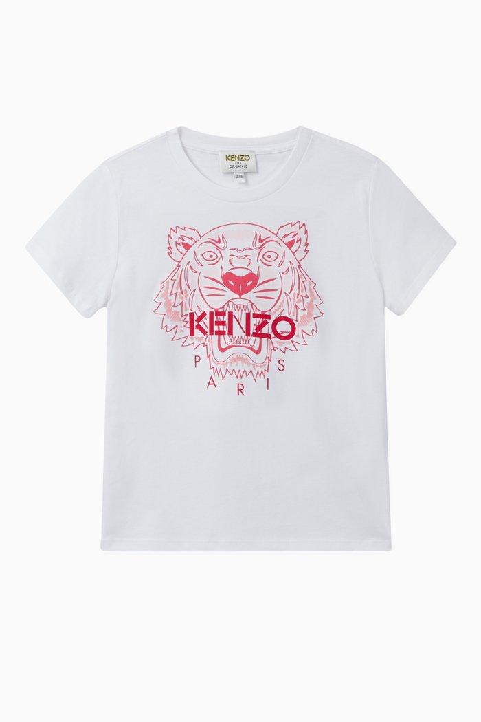 

Tiger Cotton T-Shirt, White