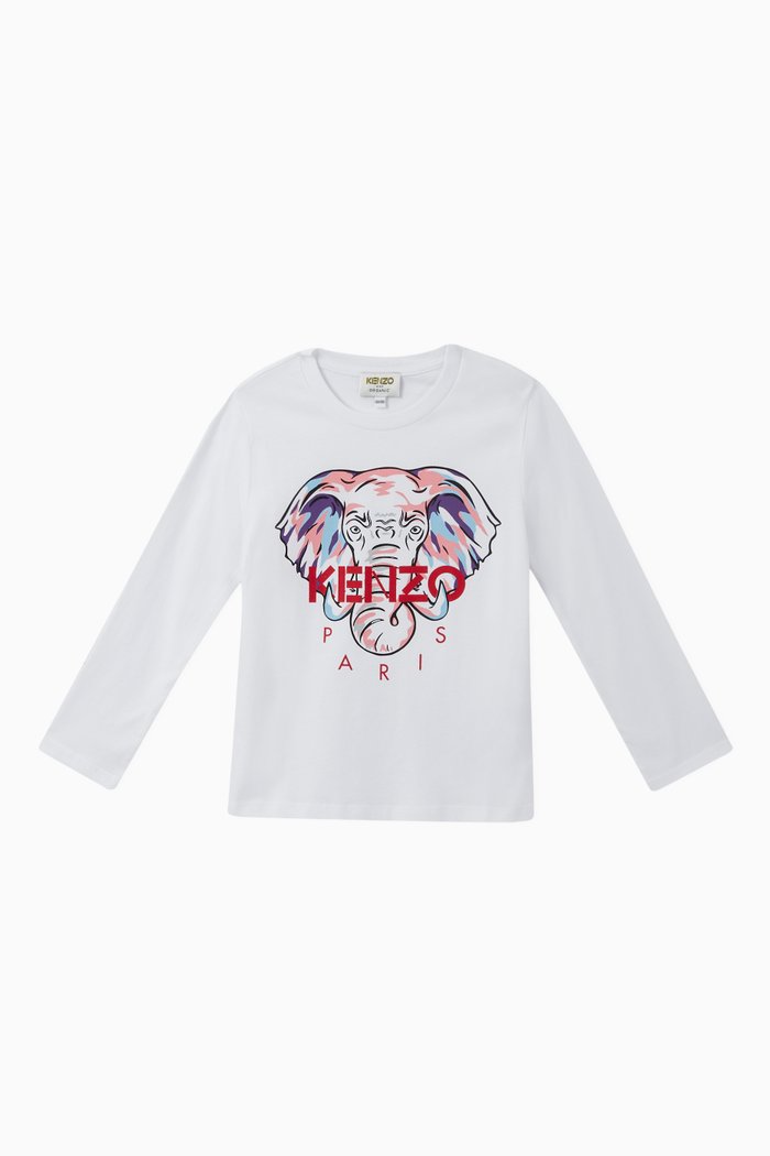 

Elephant Jersey T-Shirt, White