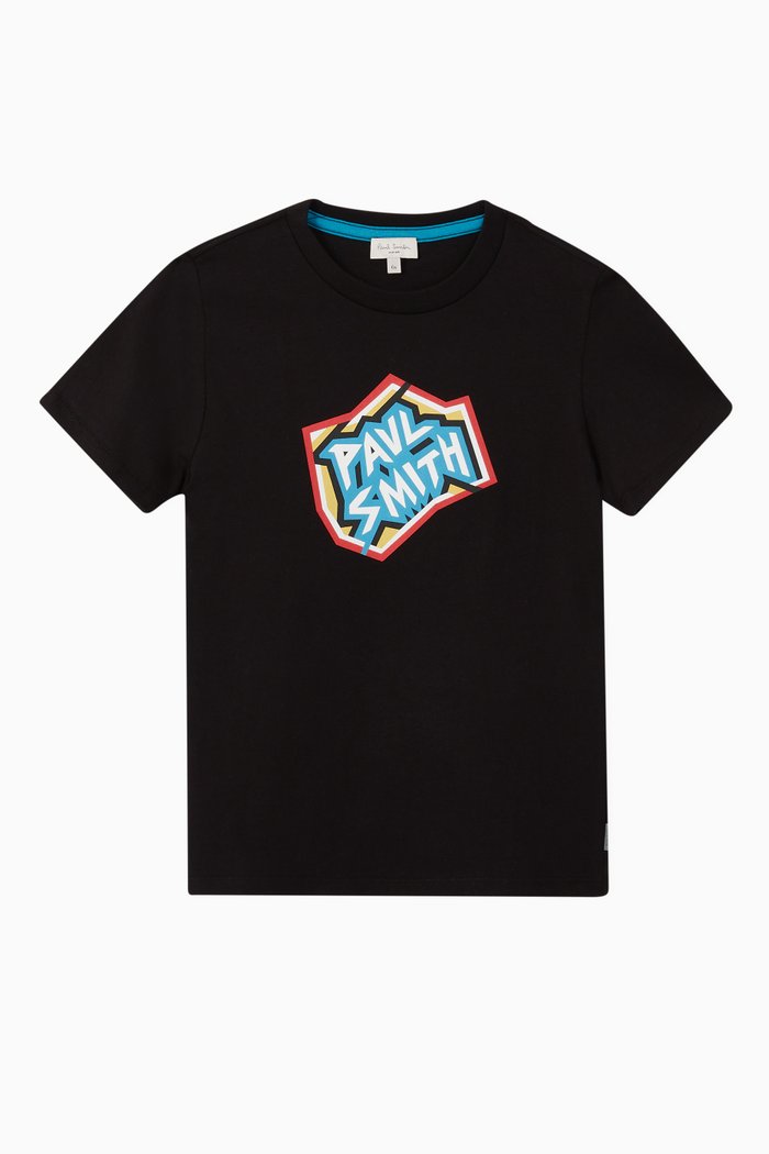 

Logo Cotton T-Shirt, Black