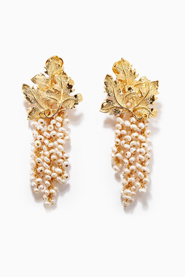 

Adile Earrings in 24kt Gold-Plated Bronze