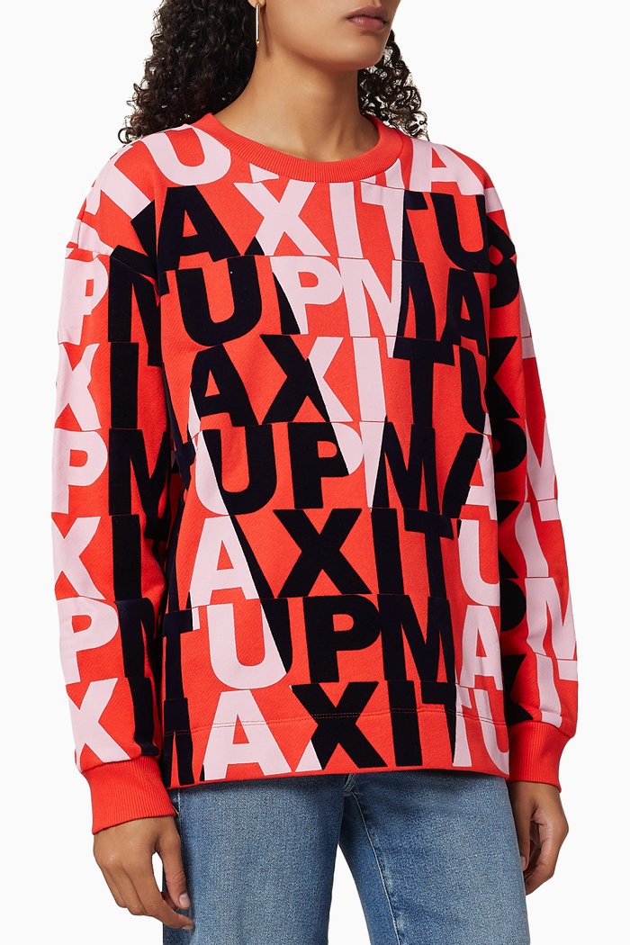 

Danae "Max It Up" Sweatshirt, Red