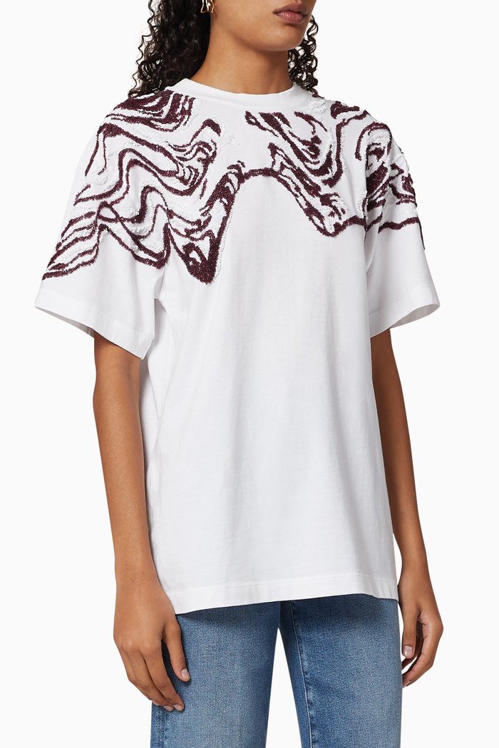 

Damino Sequin T-Shirt, White