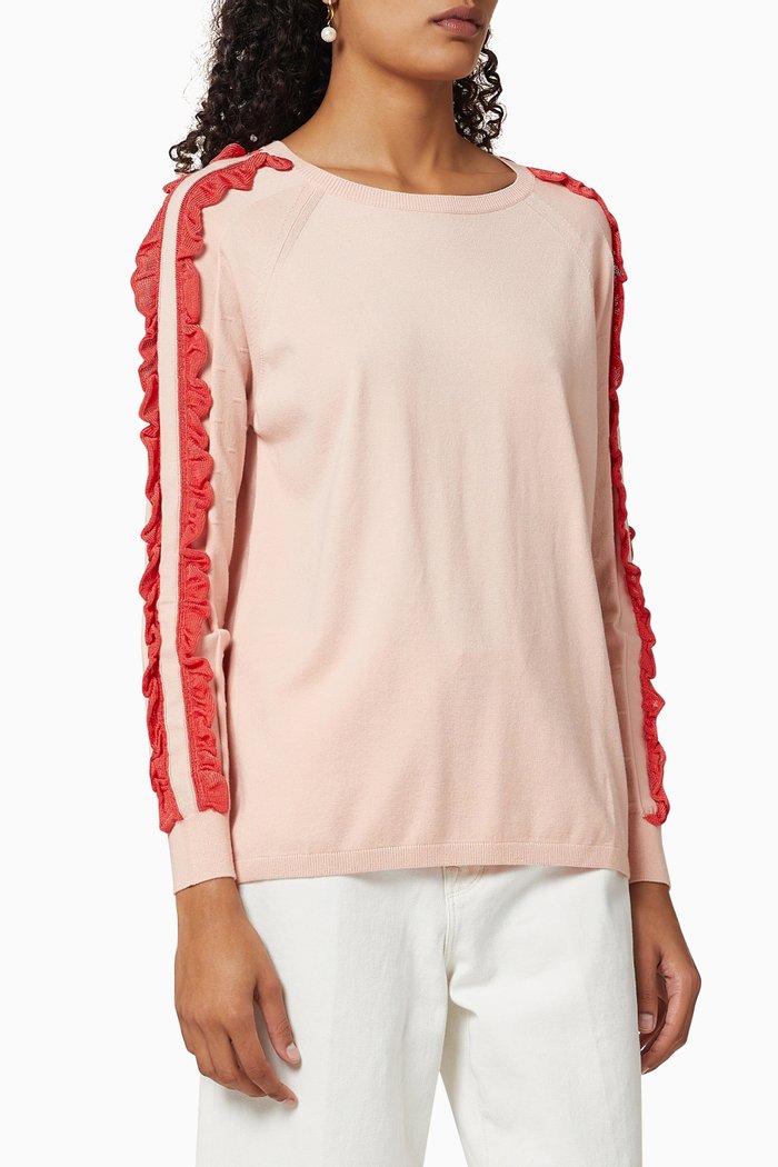 

Cromo Long Sleeve Sweater, Pink