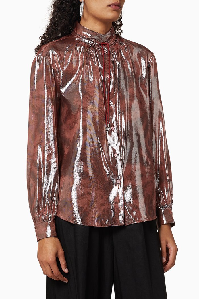 

Parcella Lamé Shirt, Pink