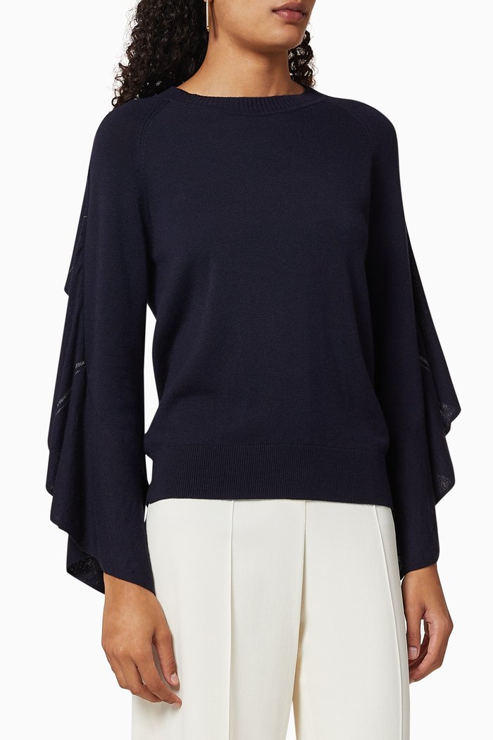 

Pralina Long Sleeve Sweater, Blue