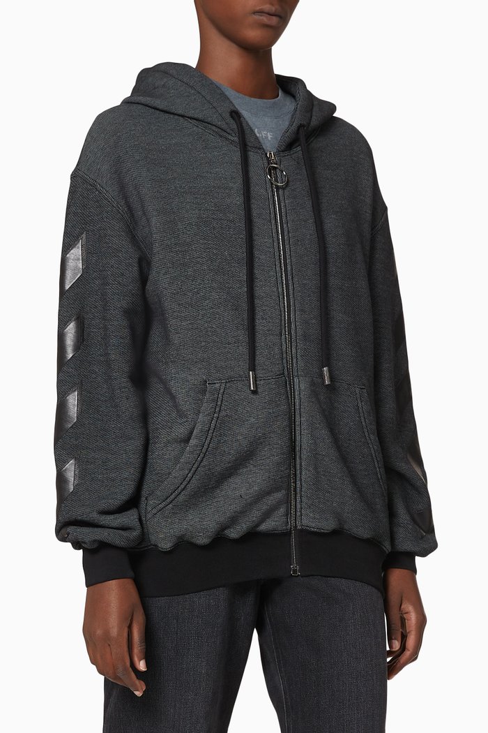 

Arrows Jersey Hoodie, Black