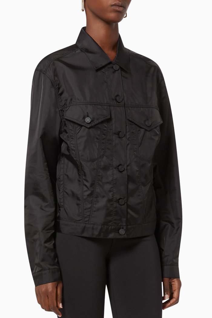 

Erika Oversized Boyfriend Jacket, Black