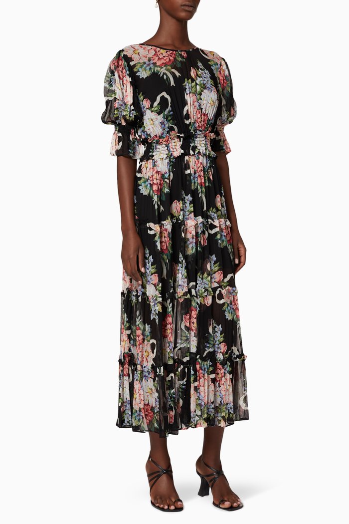 

Pretty Things Midi Dress, Black