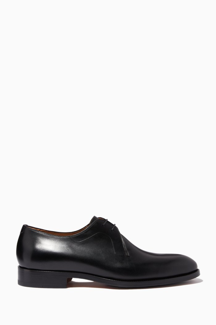 

Derby Shoes in Leather, Black