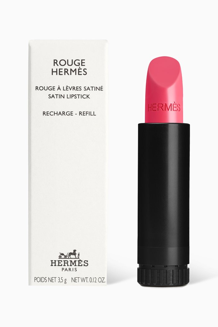 

40 Rose Rouge Hermès Satin Lipstick Refill, 3.5g, Multicolour