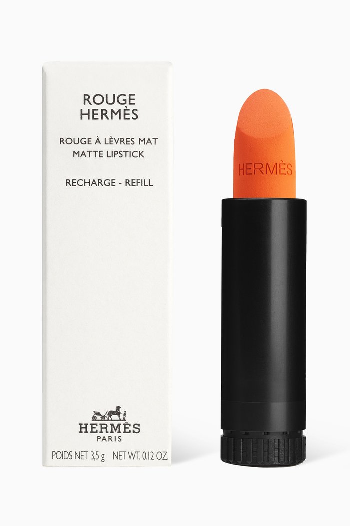

33 Orange Boite Rouge Hermès Matte Lipstick Refill, 3.5g, Colourless