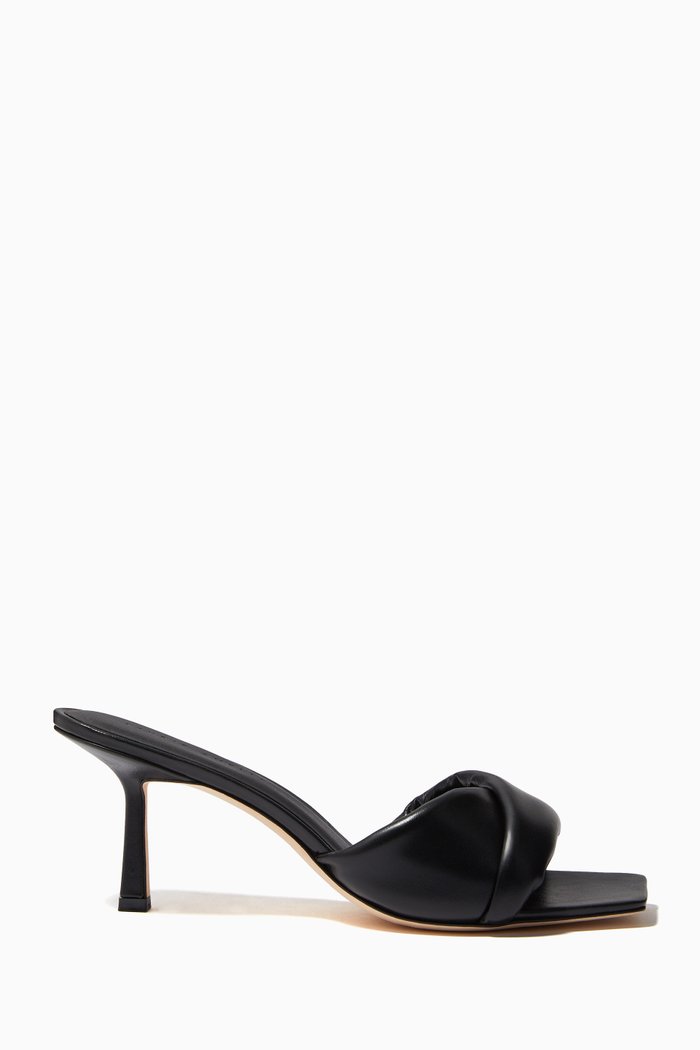

3.33 Mule Sandals in Nappa Leather, Black