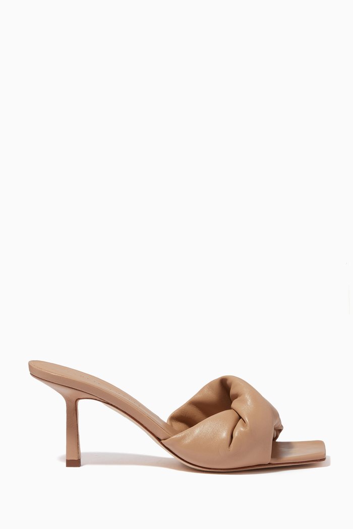 3.33 Mule Sandals in Nappa Leather, Neutral