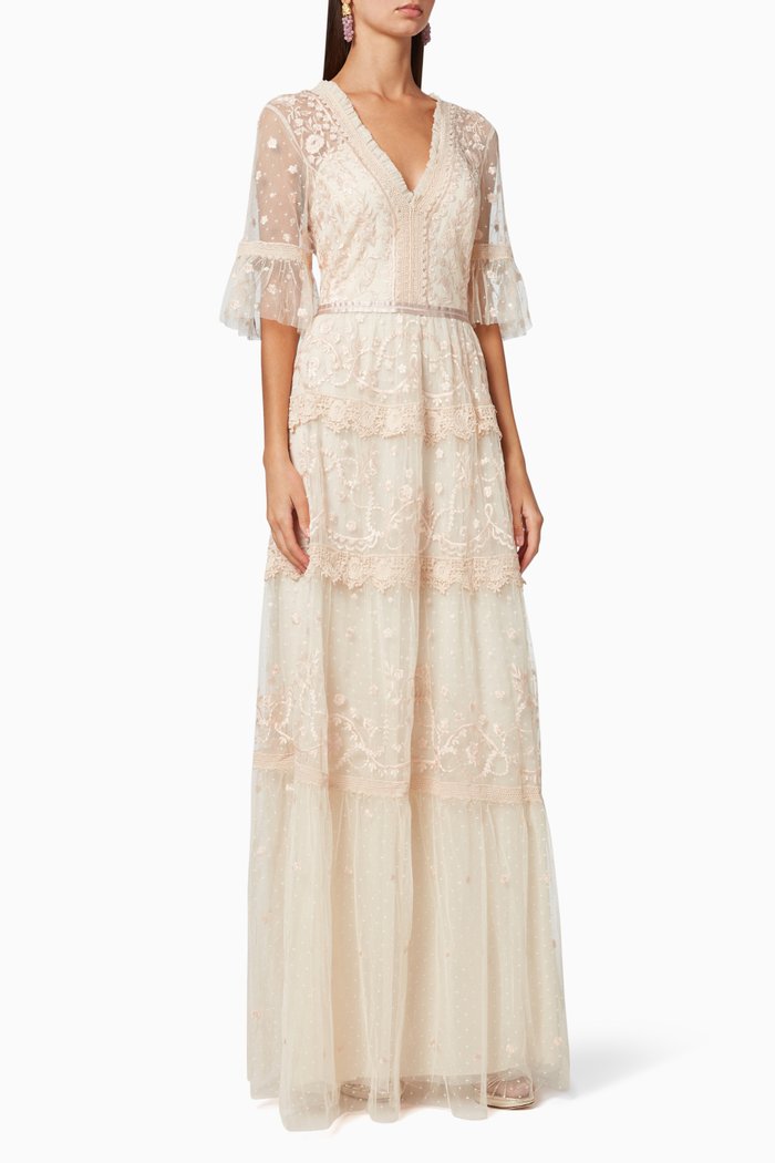 

Midsummer Lace Gown, Pink