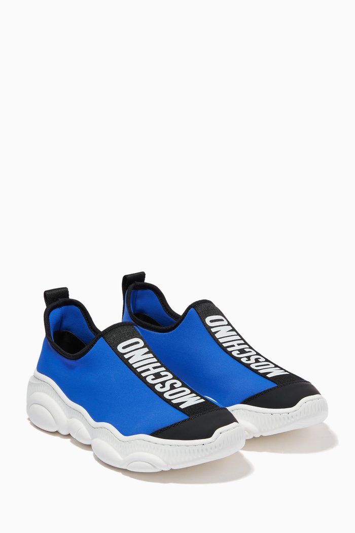 

Logo Sneakers in Nylon, Blue