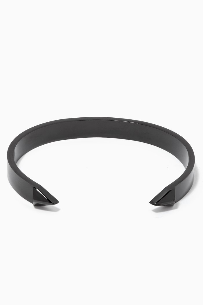 

The End Cuff in Gunmetal-Plated Steel, Black