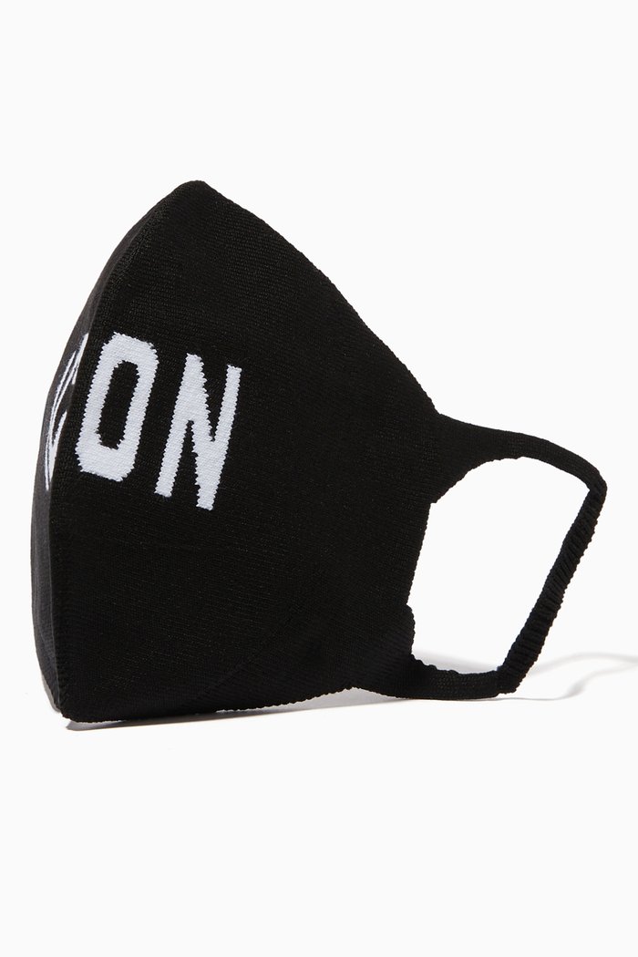 

Knitted Face Mask, Black