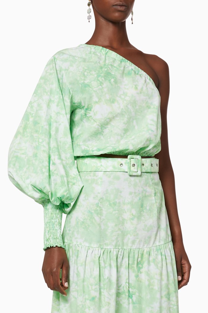 

Force Cotton Crop Top, Green