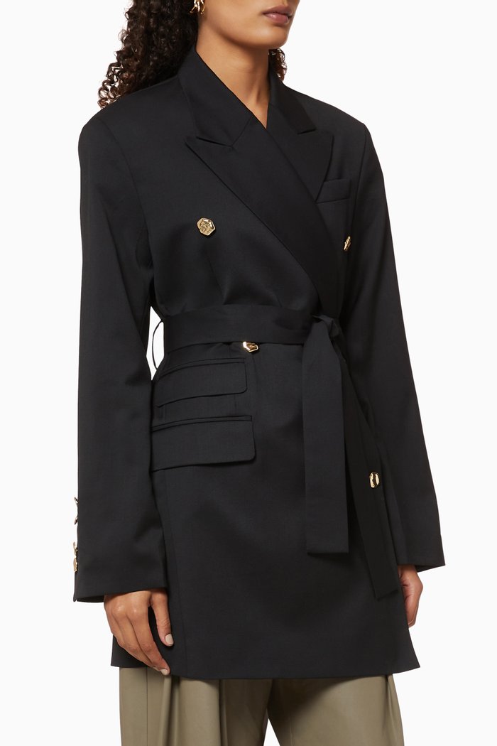 

Albert Belted Jacket, Black