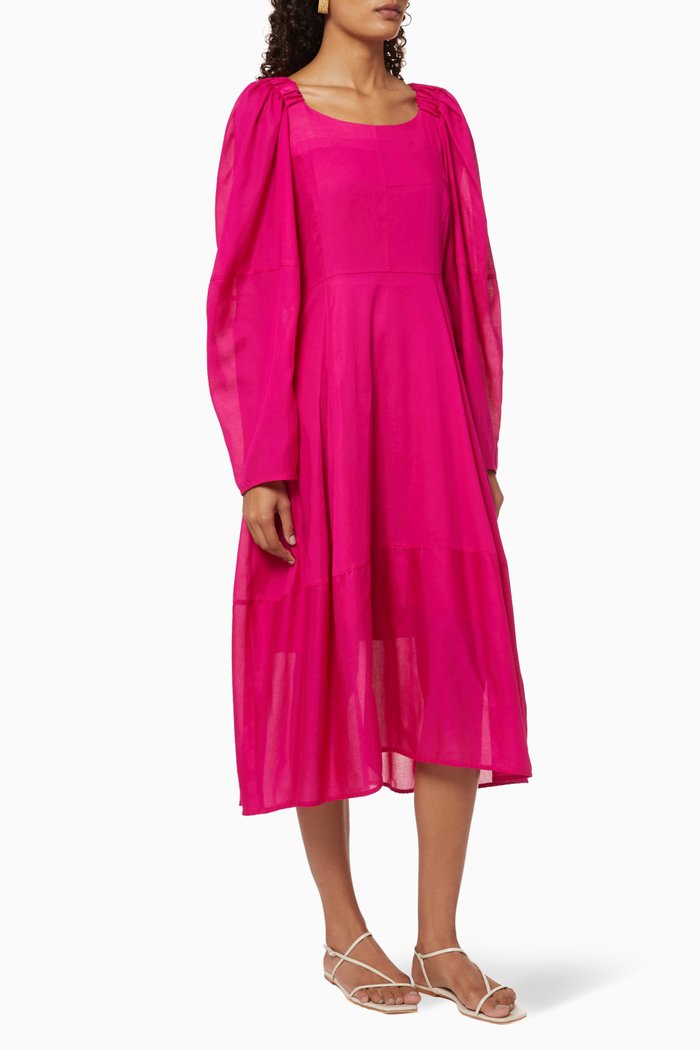 

Anni Midi Dress, Pink
