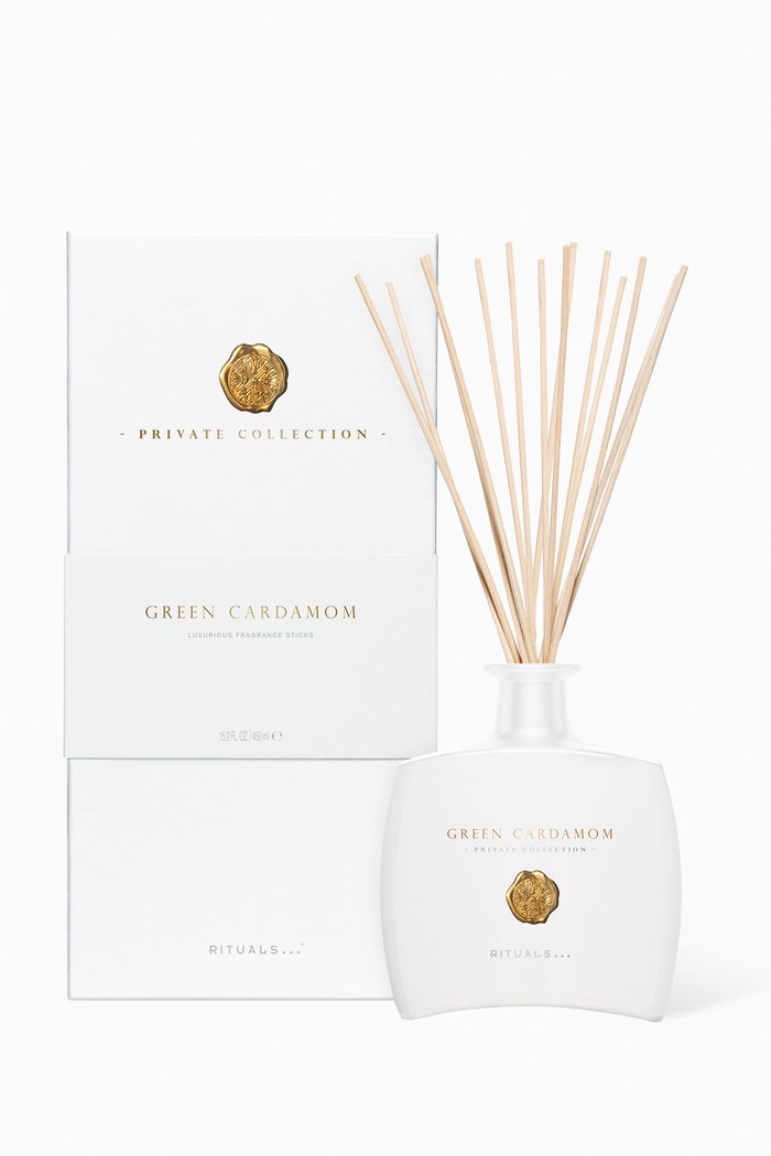 Green Cardamom Fragrance Sticks, 450ml, Colourless
