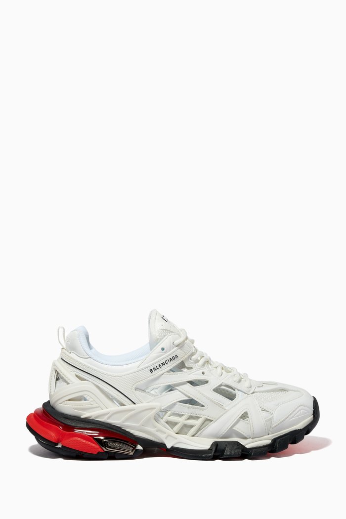 

Track.2 Sneakers in Neoprene & Rubber, White