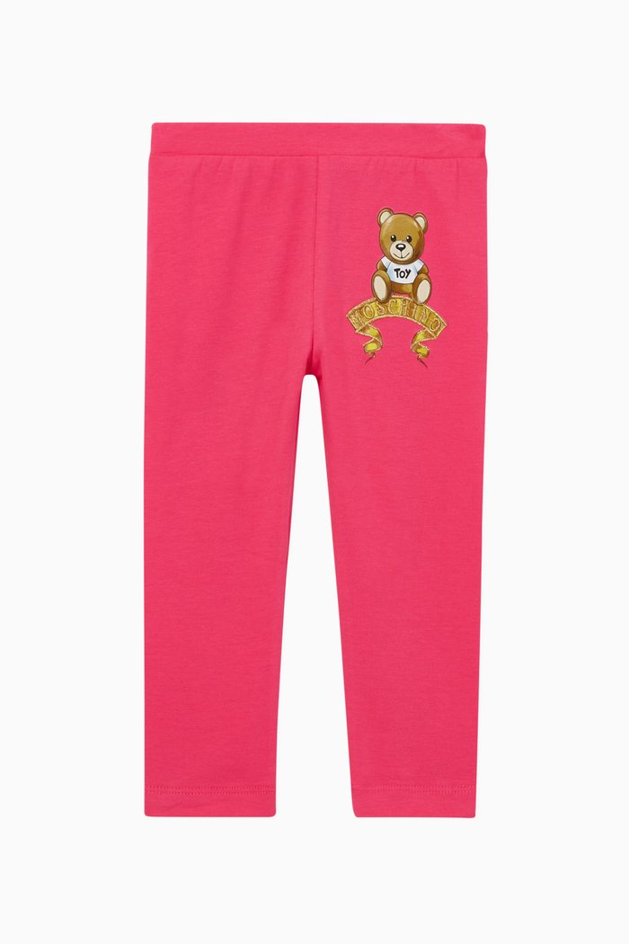 

Bear Leggings, Pink