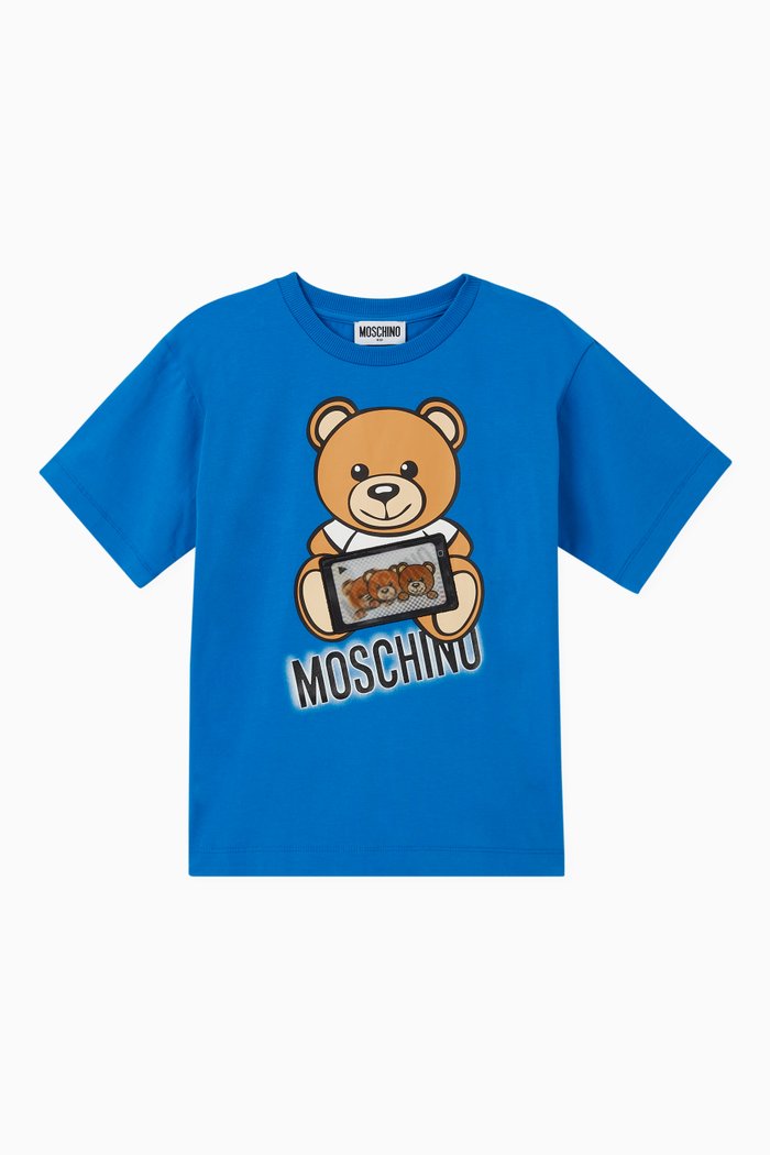 

Holographic Bear T-Shirt, Blue
