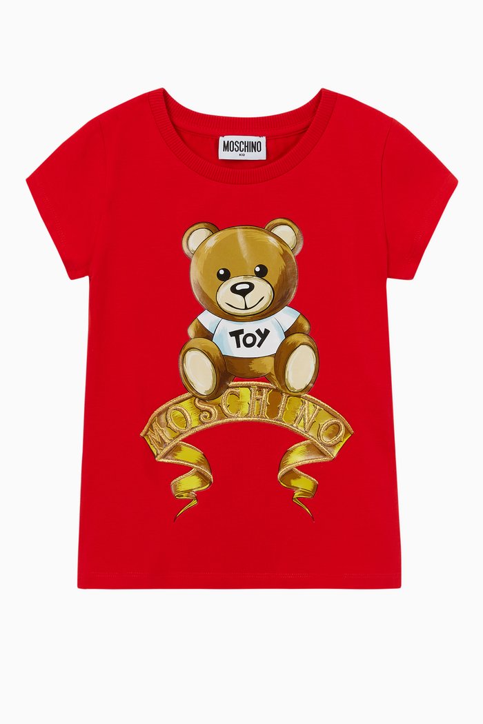 

Bear Logo T-Shirt, Red