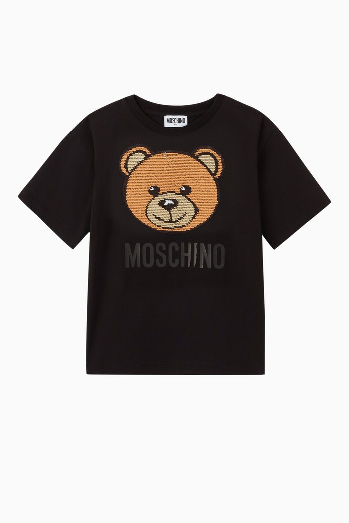 

Bear Logo T-Shirt, Black