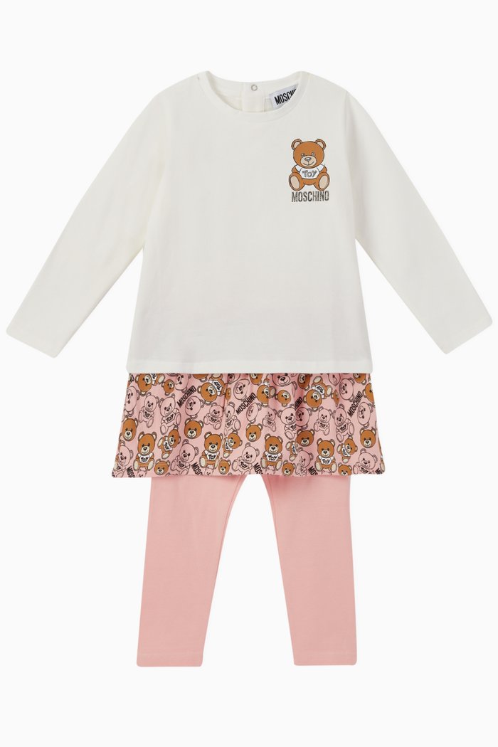 Bear T-Shirt & Legging Set, Multicolour