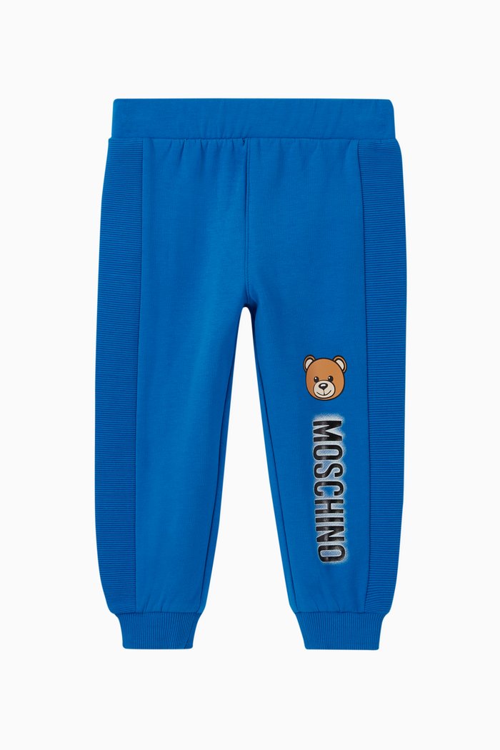

Bear Head Track Pants, Blue
