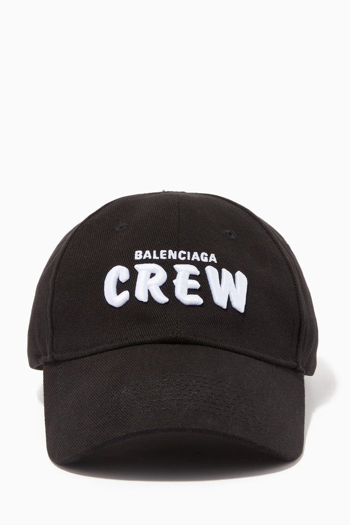 

Crew Cap in Organic Cotton, Black