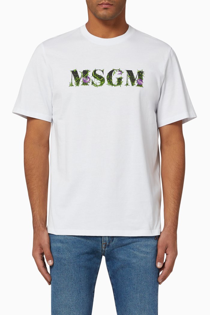 

Logo Jersey T-Shirt, White